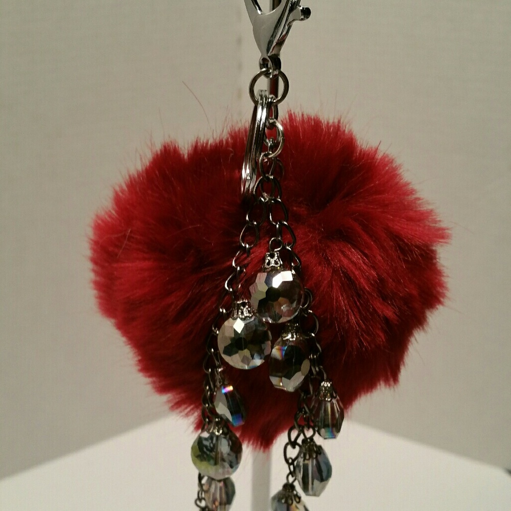POM POM KEY CHAIN OR CHARM